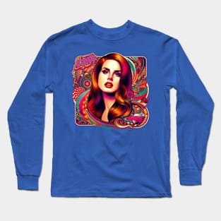 Lana Del Rey - Psychedelic Americana Long Sleeve T-Shirt